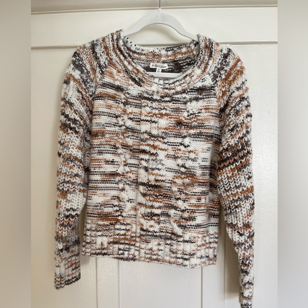 For Love & Lemon chunky cable oversized sweater Size M
